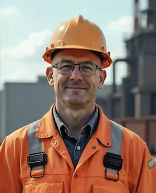 Portrait of Bruno, Groundworker at ORANJEGROEP