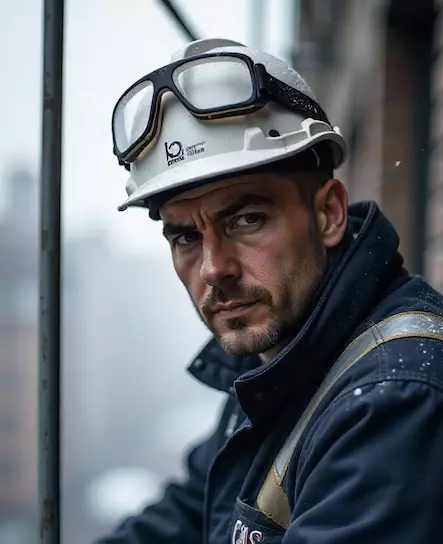 Portrait of Alfonso, 2nd Scaffolder at ORANJEGROEP